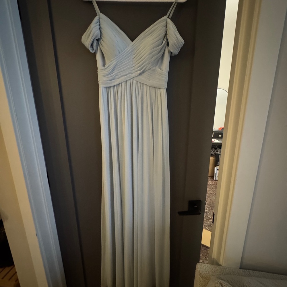 Azazie Light Blue Dress